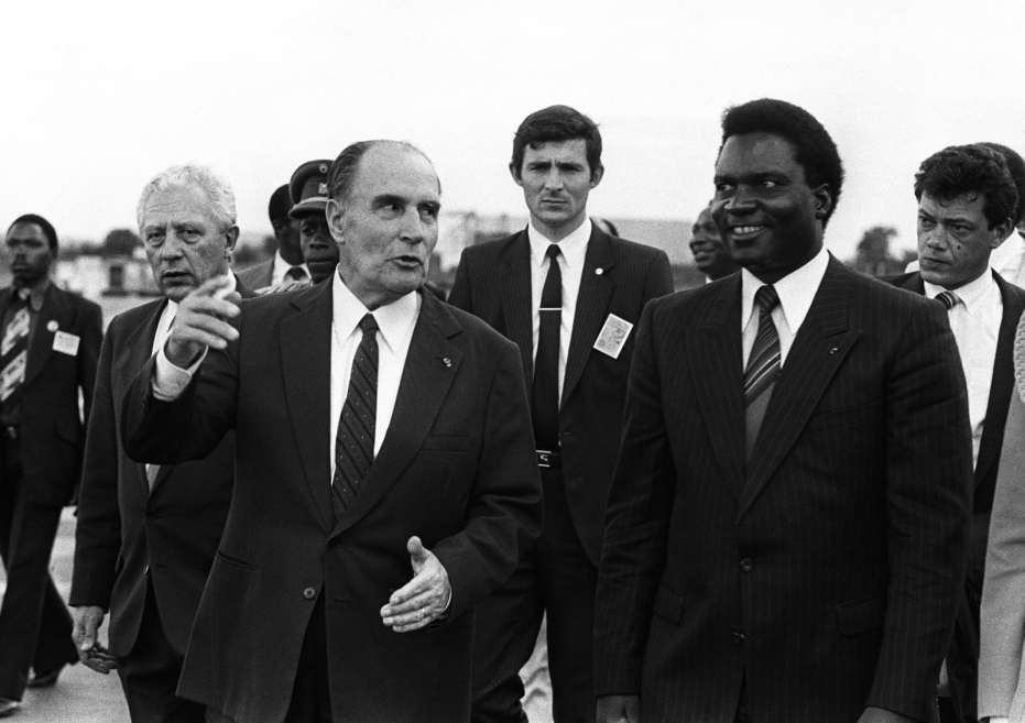  Mitterrand et Habyarimana en 1984